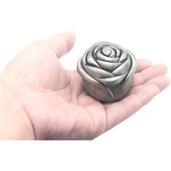 Vintage Rose Flower Style Antique Women Trinket Jewelry GiftBox Necklace Earring - Picture 4 of 7